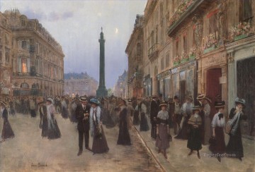 La Modiste Sur Les Champs Elysees Jean Beraud Oil Paintings